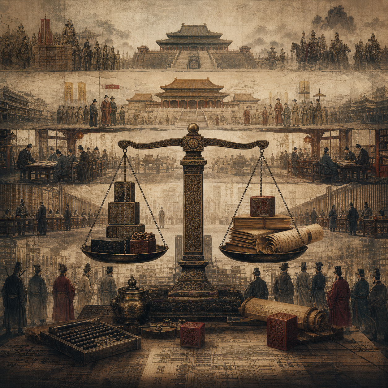 中国历代政治得失 AI 插图